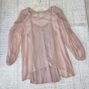 Saivana silk blouse with matching camisole